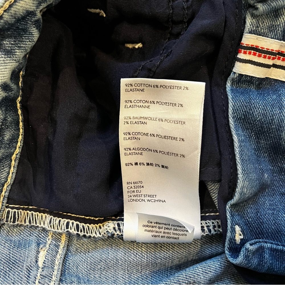 Pilcro And The Letterpress Distressed Slim Boyfriend Jean, Sz 31 - Picture 14 of 14